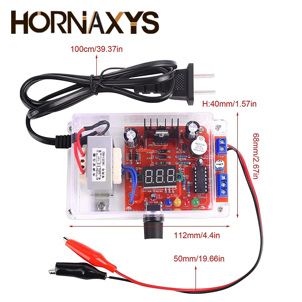 LM317 набор сделай сам с регулируемым напряжением сварной понижающий модуль
