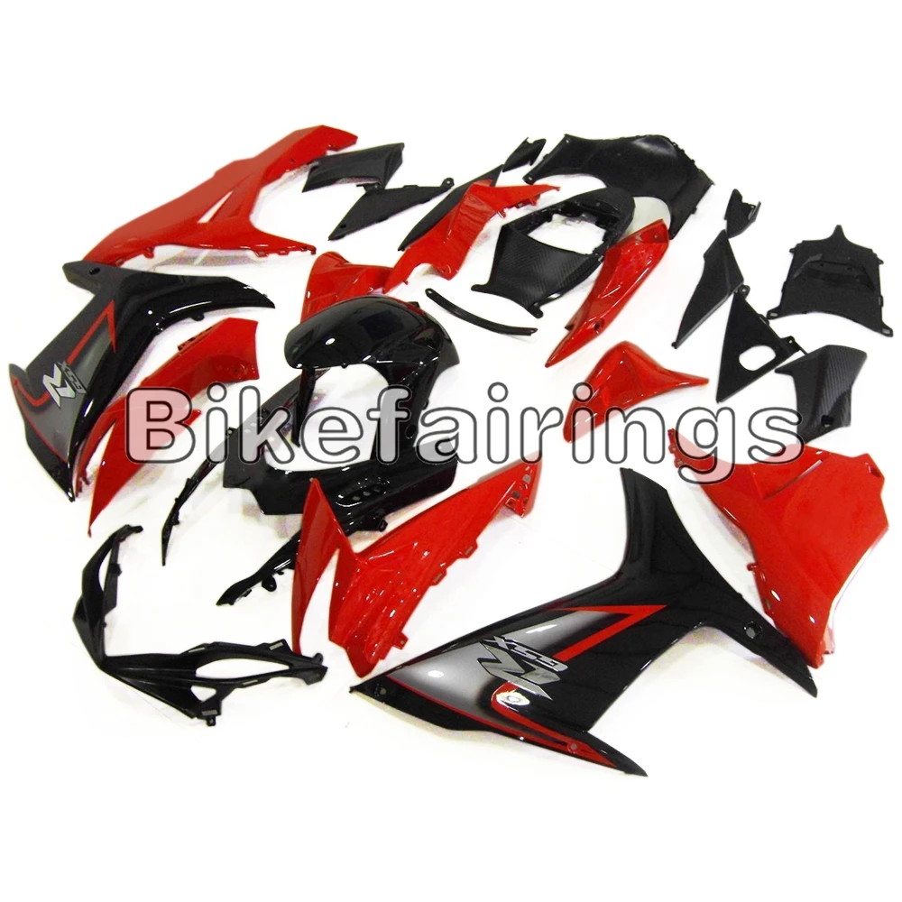 Красные, черные велосипед корпус подходит для Suzuki 2011 12 13 14 GSXR600 GSXR750 K11, 11, 12, 13, 14, 15, 16 лет впрыска Пластик крышки корпуса