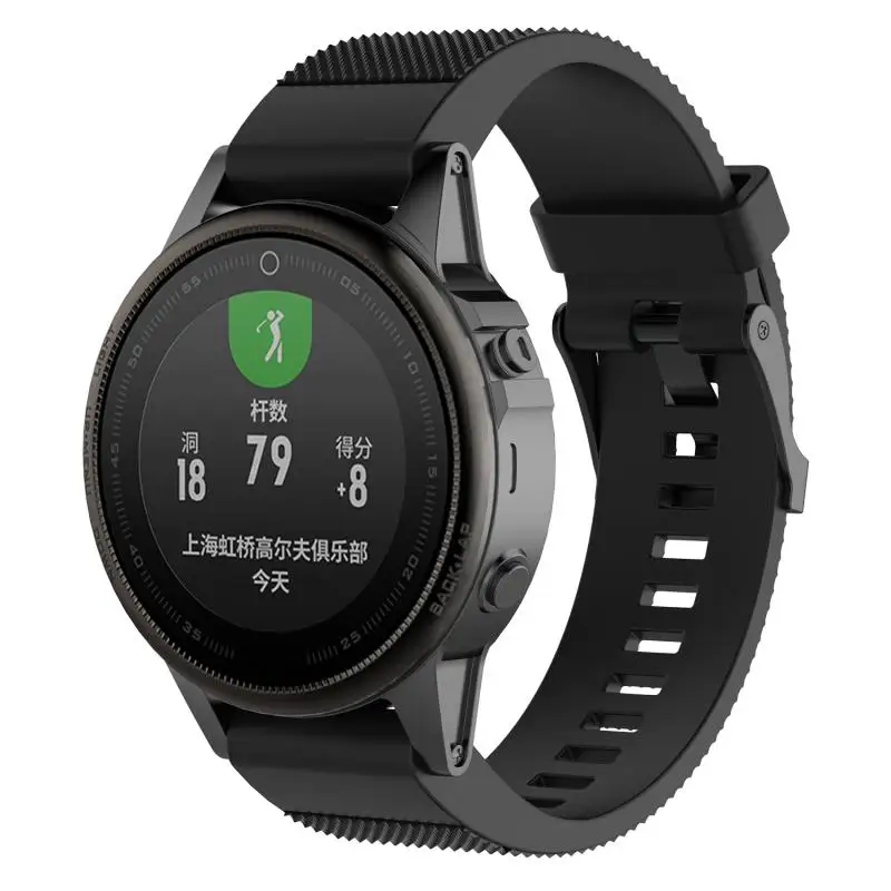 Для Garmin Fenix6s/Fenix5S/Fenix5SPlus 20 мм силиконовый ремешок для замены спортивного браслета