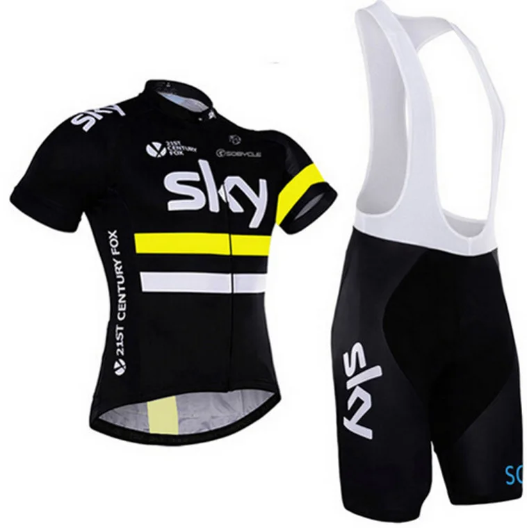 New Style SKY Jersey Short Sleeved Suit Strap Own Mountain Bike Highway Service Hot Selling