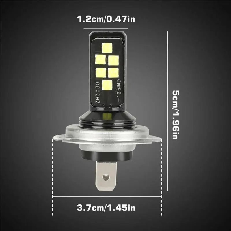 1/2 шт. Автомобильные светодиодные лампы H4 H7 6000 К|Передние LED-фары для авто| |