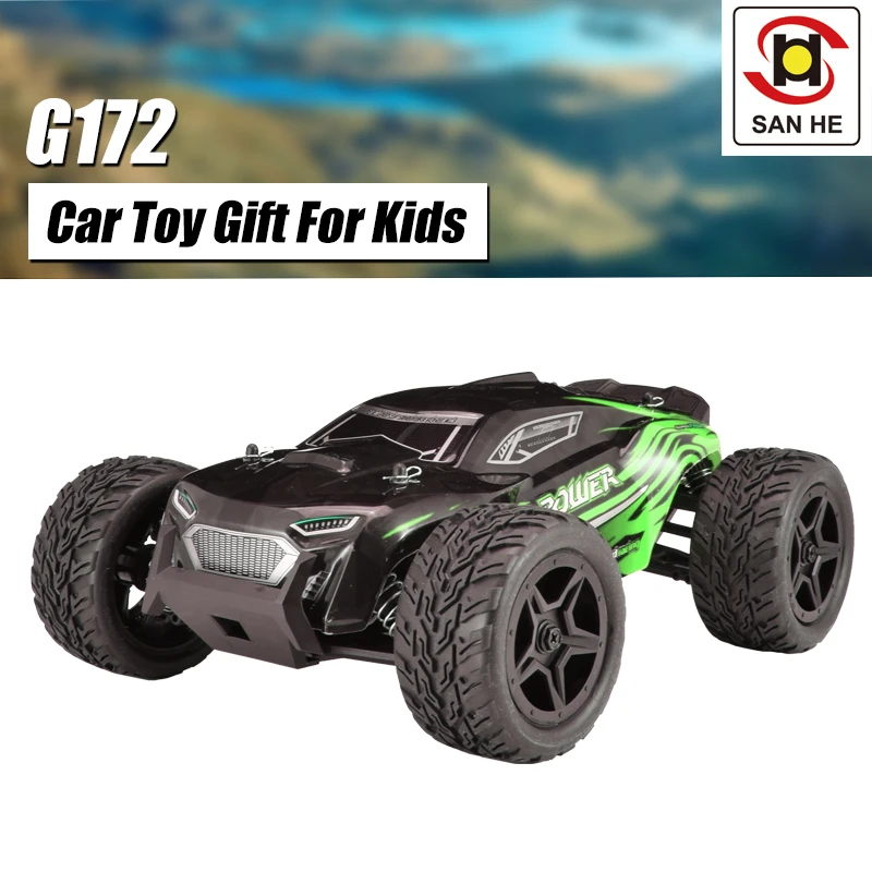 G172 2,4G 1:16 4WD 36 км/ч Высокоскоростной RC гоночный автомобиль двигатель высокой мощности дистанционное управление внедорожный автомобиль игрушка подарок для детей красный/зеленый