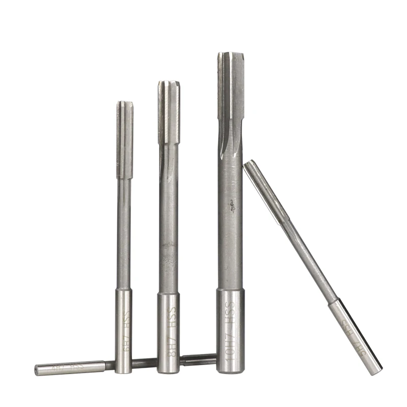 HSS Reamer Machine Reamer H7 2.0-12mm High Speed Steel Milling Reamer Straight Shank Chucking Plumbing Tools Steel Reamer Tools