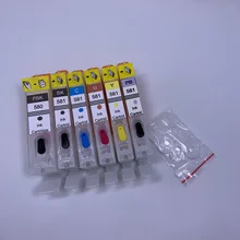 

YOTAT Refillable Ink Cartridge PGI580 PGI-580 CLI-581 For Canon PIXMA TR7550 TR8550 TS6150 TS6151 TS8150 TS8151 TS8152 TS9150