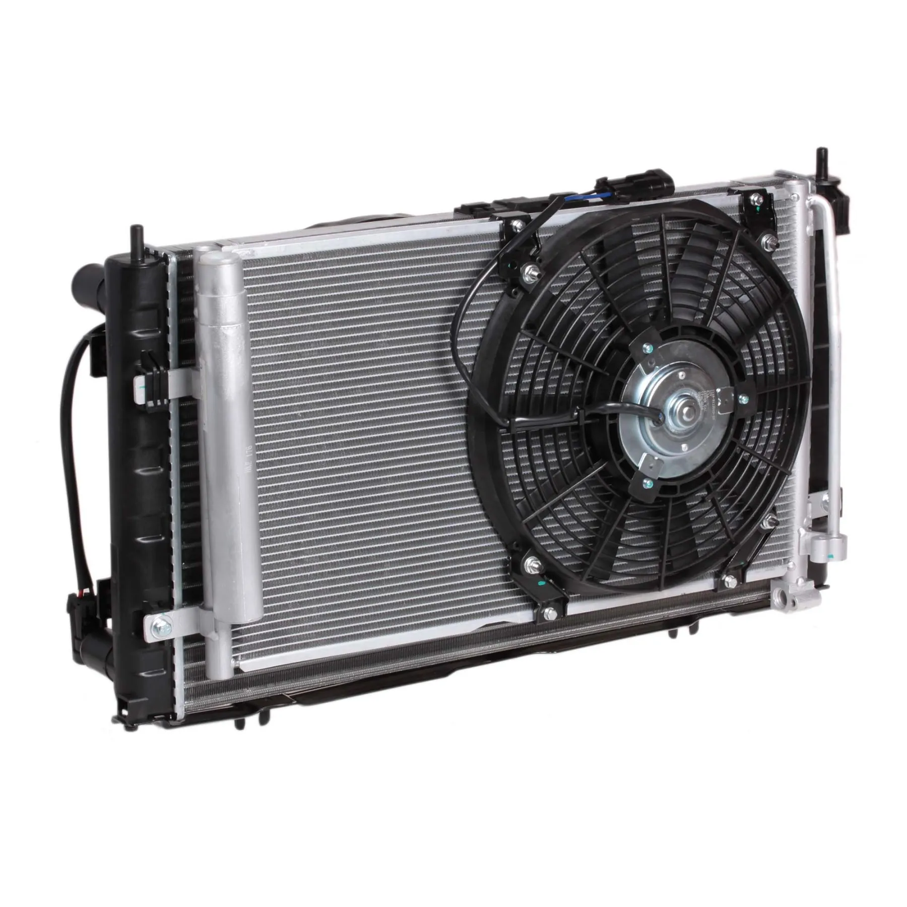 Cooling Unit (radiator + condenser + fans) for cars Luzar LRK 01272