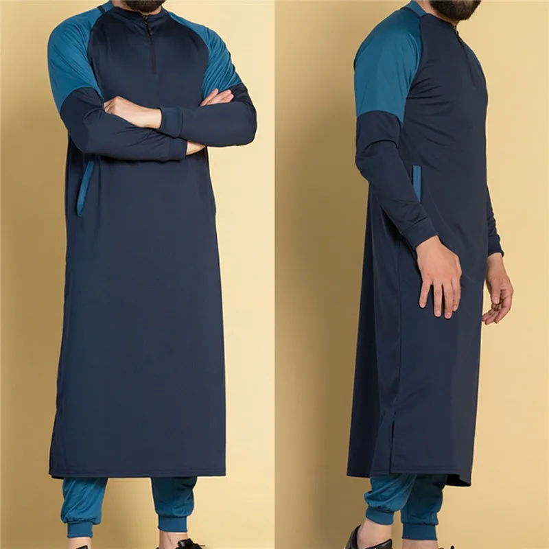 Kaftan Мужская стандартная одежда для исламского арабского языка рубашка с длинным