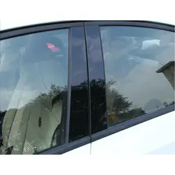 8 шт., отделка дверей автомобиля, водонепроницаемый, защита края окна для Nissan X-Trail Rogue 2014-2018, черный, наружные части, литье