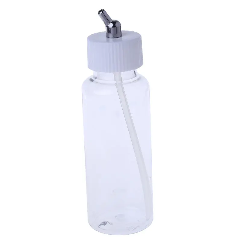 

1PC Plastic 100cc Airbrush Bottles Jars Lid Adapter Dual-Action Siphon Feed New G88A