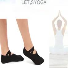 

Sports Yoga Slipper Women Anti Slip Cotton Cycling Socks Ladies Pilates Socks Ballet Heel Protector Professiona Yoga Dance Socks