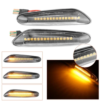 

A Pari Led Dynamic Side Marker Turn Signal Light Sequential Blinker Light for BMW E90 E91 E92 E60 E87 E82 E46 Error Free