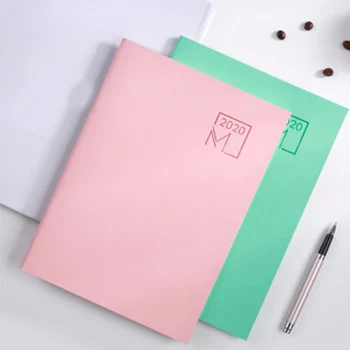 

Notebook 2020 Agenda Planner Diary Meeting Book Girl School Stationery Monthly Plan Supplies Notebook KQS8