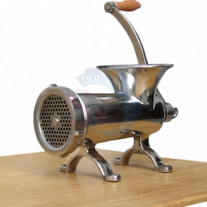 New Heavy Duty 32# Home Stainless Steel Manual Meat Grinder Kitchen Mincer Commercial Hand Vegetables Mincing Grinding Machine 2