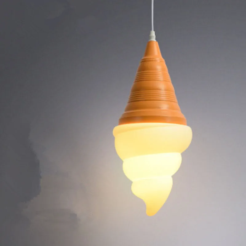 

Creative pendant in the shape of an ice cream barrel, E27, Pp, for a coffee shop, for a dining room, for decorating a living roo