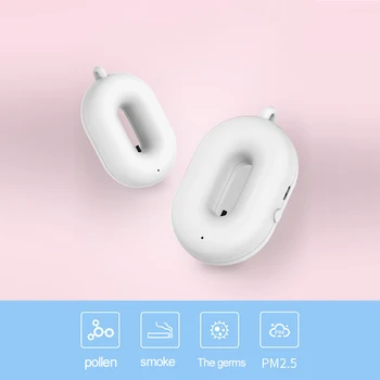 

Portable Air Purifier Necklace Mini Portable Air Freshener Negative Ion Generator For Home Office Car Outdoor Safety For Baby