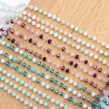 

Sanying C50 18k gold-plated handmade jewelry accessories diy bead chain necklace jewelry accessories women's necklace 1m/lot