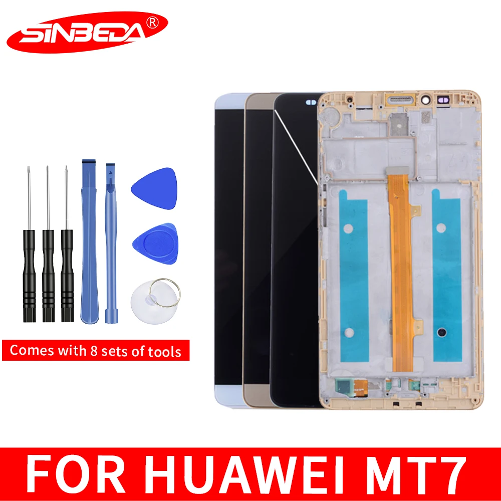 

Sinbeda Grade AAA LCD Replacement For Huawei Mate 7 LCD Display Touch Screen Digitizer Assembly