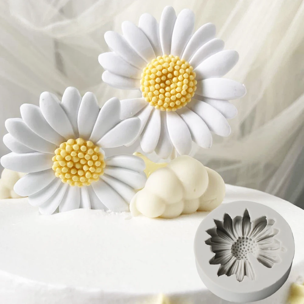 Daisy Chamomile Flower Silicone Mold for Aromatherapy, Handmade Crafts, and More