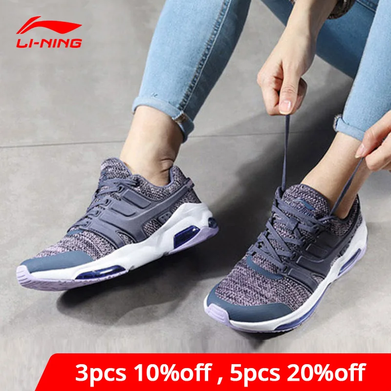  Li-Ning Women Bubble Face DB Cushion Lifestyle Shoes Fitness Comfort Breathable LiNing li ning Sport Shoes AGCN008 YXB139 