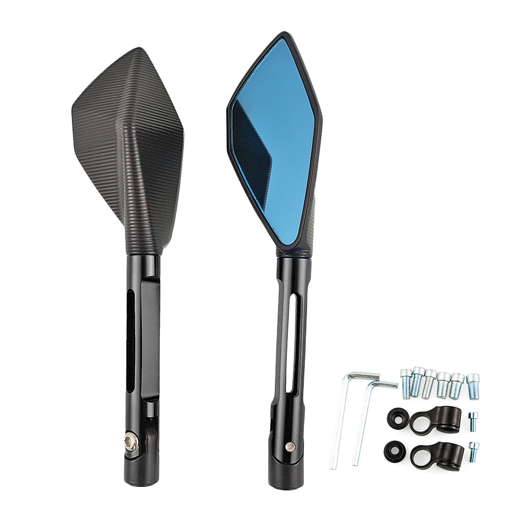Motorcycle Rear View Mirror Universal 8mm 10mm for Kawasaki z750 z900 z800 er6n z1000 Ninja 300 250 650