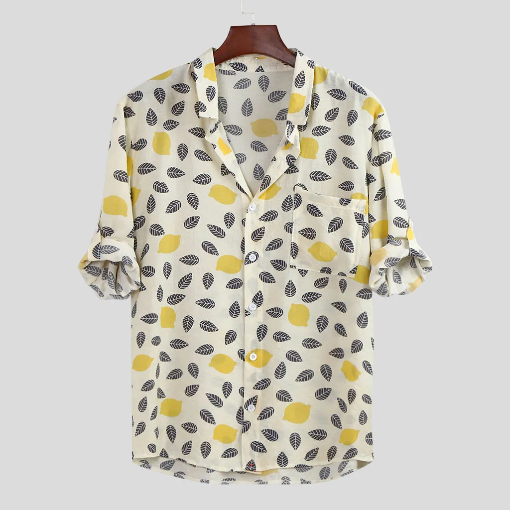 SAGACE Рубашка мужская повседневная брендовая одежда рубашка 2020 с длинным рукавом