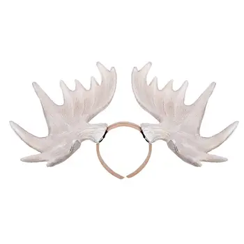 

Christmas Halloween Reindeer Headband Detachable Antlers Funny Cosplay Hair Hoop Carnival Party Animal Photo Props