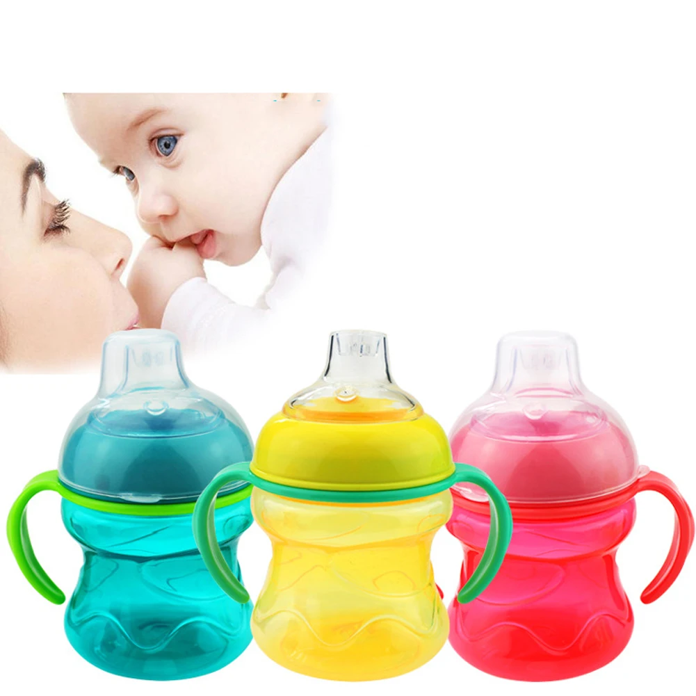 

Duck Mouth Cup Sippy Cups for Toddlers Baby Water Bottle Straw Handles Silicone Sipper Pacifier Duckbill Training Children