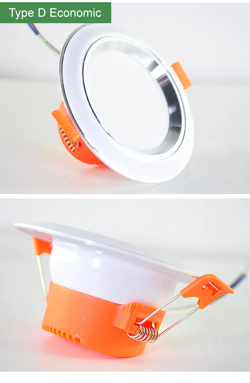 =(K)= LED Downlight 3W 5W 9W 12W 15W 18W 220V Downlight Gold Silver White Ultra Thin Aluminum Round Recessed LED Spot Lighting