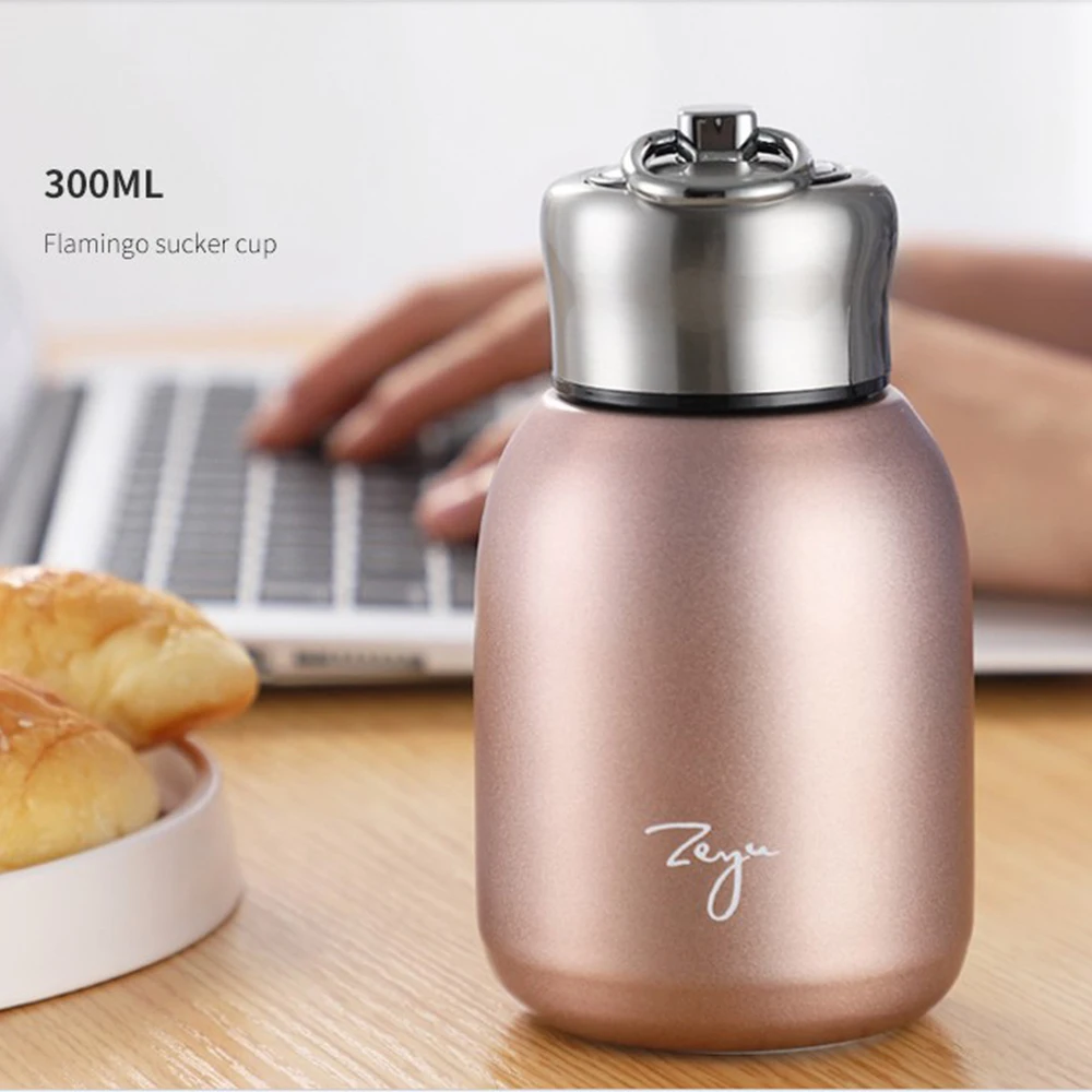 300 мл модные Мини Кофейные термосы прекрасный термос из нержавеющей стали портативная дорожная бутылка для воды чашки