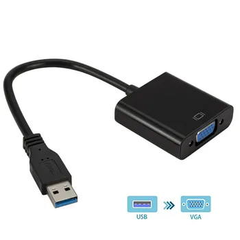

USB 3.0 To VGA Adapter Multi-Display Video Converter HD 1080P External Video Card Wholesale 104#2