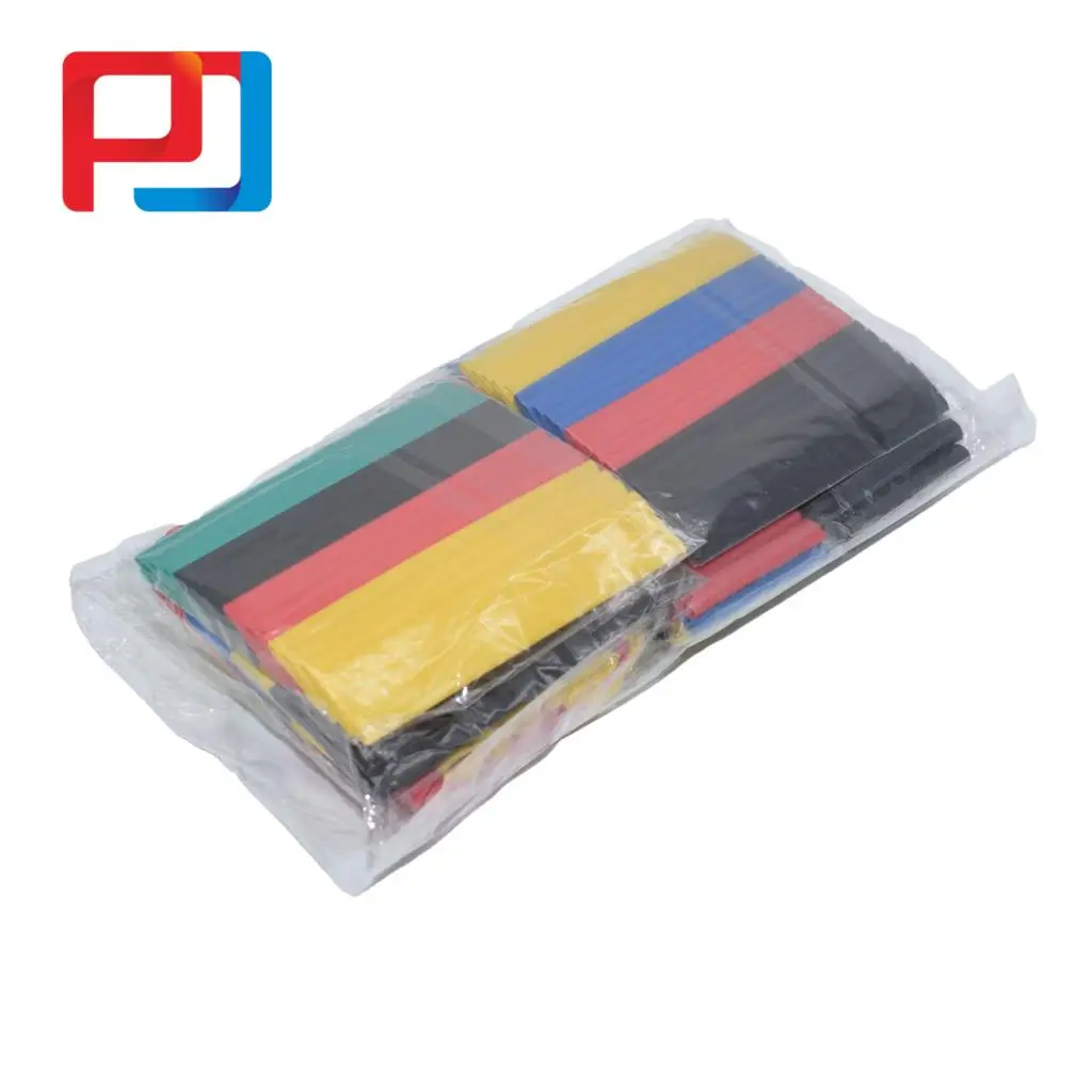 

328Pcs/set Sleeving Wrap Wire Car Electrical Cable Tube kits Heat Shrink Tube Tubing Polyolefin 8 Sizes Mixed Color