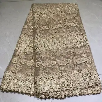 

African Beaded Lace Fabric 2018 High Quality Lace Material White French Lace Fabric Nigerian Tulle Mesh Lace Fabrics