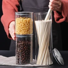Стеклянная банка для хранения еды без свинца, кухонные закрытые бутылки для хранения, банки с крышкой, большая емкость, стеклянные банки для конфет, коробка для чая