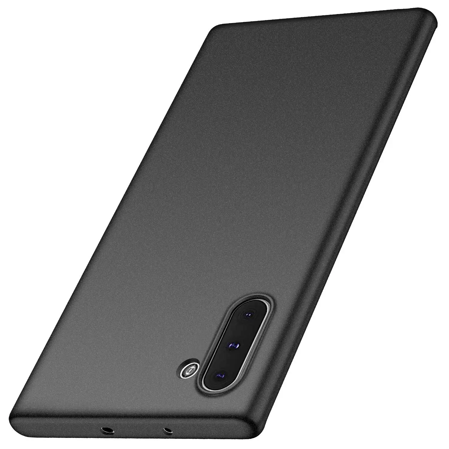 Ультратонкий Жесткий чехол для samsung Galaxy Note 10, 9, 8 Pro Plus, роскошный противоударный чехол для ПК samsung S9 Plus, S10 Lite - Цвет: Black