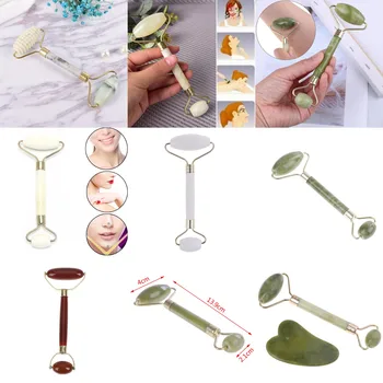 

9 Style Natural Facial Beauty Massage Tool Jade Roller Face Thin Massager Natural Jade Massage Face-lift Drop Shipping