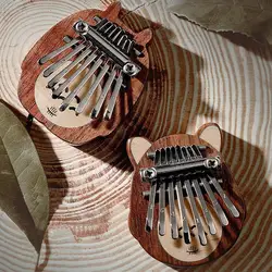 Kalimba Mini Thumb Piano 8 Keys High Quality Wood Exquisite Marimba Musical Instrument Accessory Gift For Girls And Kids C2d0