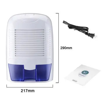 

Home Dehumidifier Moisture Absorber Electric Cool Dryer 1500ml Semiconductor Small Removable Quiet Thermo-Electric Dehumidifier