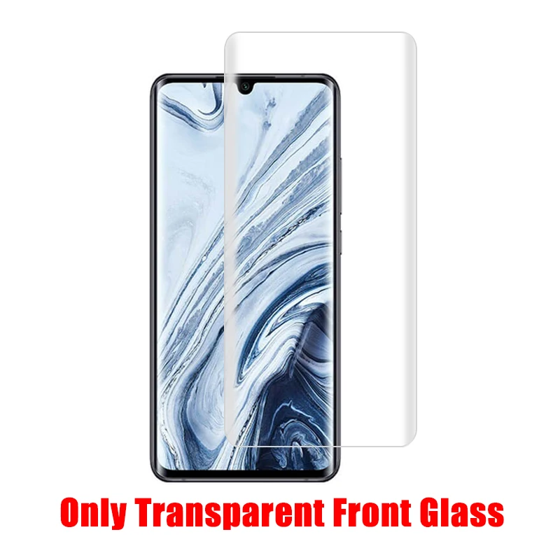 Transparent Glass 2 в 1 камера закаленное стекло для Xiaomi Mi Note 10 Pro Защита экрана для Xiaomi Mi CC9 Pro Note10Pro Защитное стекло для объектива - Цвет: Transparent Glass