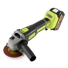 Meuleuse d'angle sans fil 88VF, avec 2 batteries de 10000mAh, Machine à polir électrique pour le travail du bois