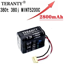 Batterie Rechargeable originale pour iRobot braava 7.2V 2800 mAh, 380T 380 menthe 5200c Ni-MH 381 mAh 2800 v