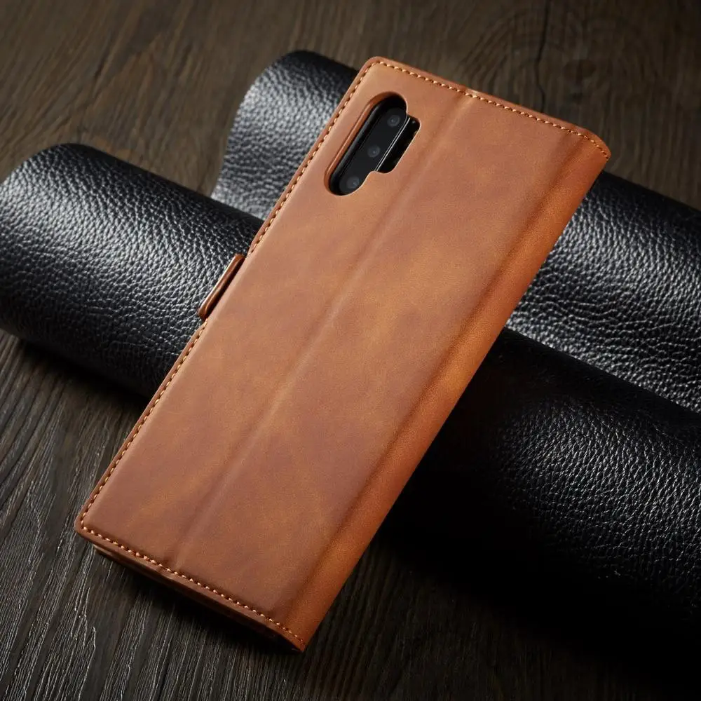 Роскошный кожаный флип-чехол для samsung Galaxy Note 10 Pro samsung Note 10 Plus Note 10+ чехол для кошелька держатель Футляр для телефона