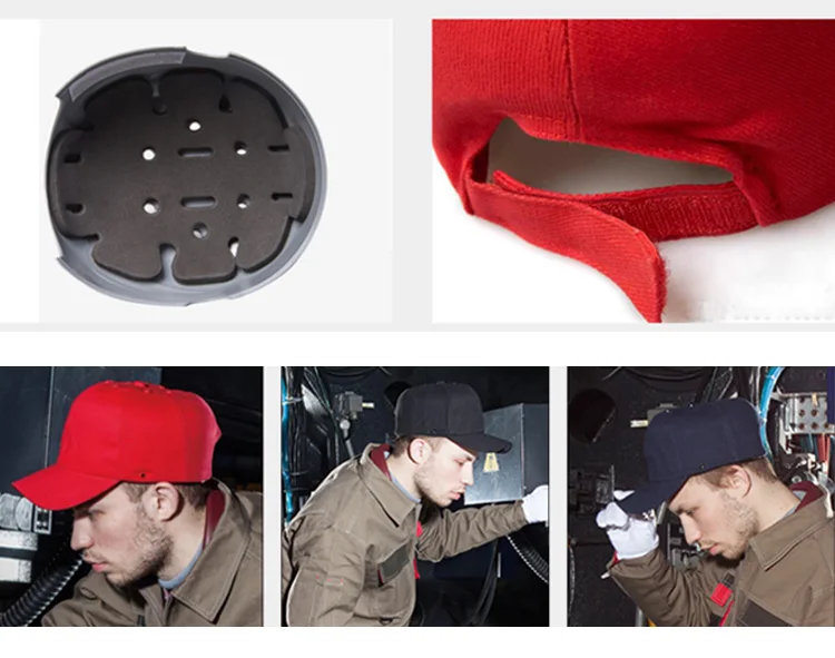 Safety Bump Cap Head Protection Cap Lightweight and Breathable Hard Hat Anti-impact Helmets Men Women Driver Sunscreen Hats (10)