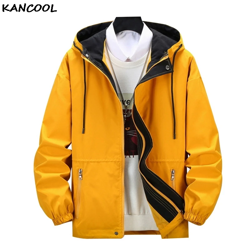 KANCOOL 8XL Oversized Mens Jackets Spring Autumn Casual Fashion Bomber Jacket Men Overcoat New Baseball Jackets Men Jacket Coats