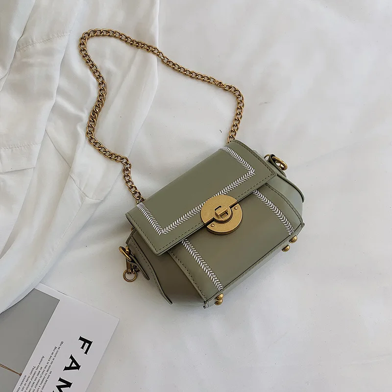 

Shell-Type Western Style WOMEN'S Bag New Style 2019 MORI Series Textured Square Sling Bag CHIC Chain Bag Shoulder Bag Shoulder B