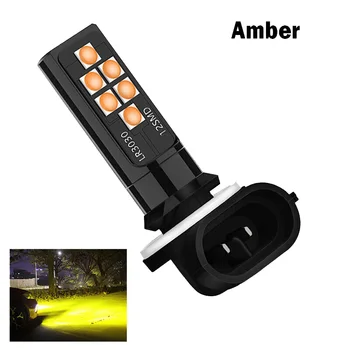 

1 Pair 881 12 3030 Chips LED Fog Light Bulb Driving DRL Lamp Daytime Running 12V Low Power Consumption