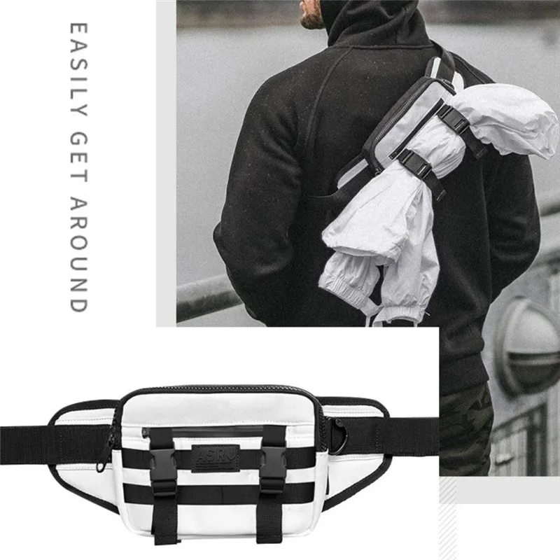 

Outdoor Sports Pockets Men Diagonal Bags Reflective Bar Mobile Phone Anti-theft Chest Bag Outdoor Hunting Pack Tool Bag