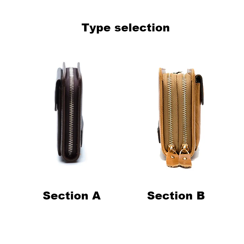 Tanie MVA portfel prawdziwa skóra dla mężczyzn portfele na karty kredytowe telefon portfel duży portmonetka kopertówka męska opaska Carteira 9069