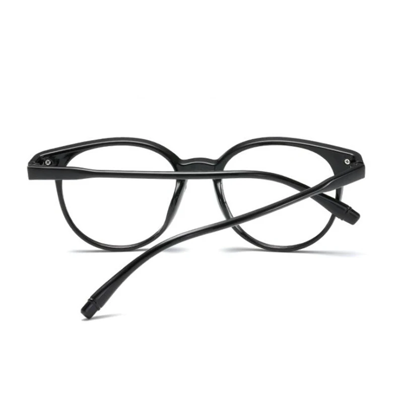 Transparent Tea Vintage Women Short-sight Eyeglasses KY959 Big Frame Oval Prescription Spectacles Diopter 0 -50 -100 To -600 2