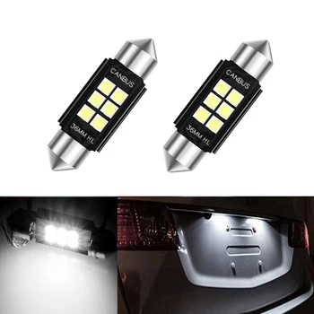 

2x 36mm Canbus C5W 5W high power 3030 6LED Car Festoon Dome Interior Reading Light lamp Bulb Lights DC12V Car Light Source