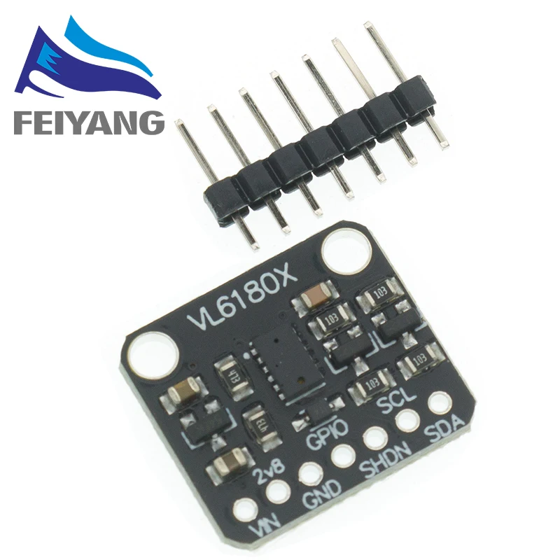 1PCS VL6180 VL6180X Entfernungsmesser Optische Entfernung Sensor Modul für Arduino I2C Schnittstelle 3,3 V 5V gebaar erkennung – Detail 4