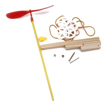 

Wooden Plastic Dynamic Rubber Band Powered Cars DIY Children Educational Assembled Puzzle Material Toy Best Gifts For Kids